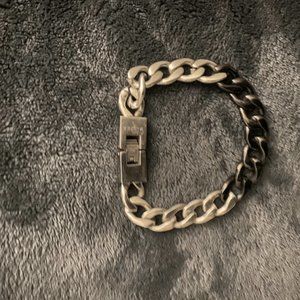 mens two-toned luxury bracelet